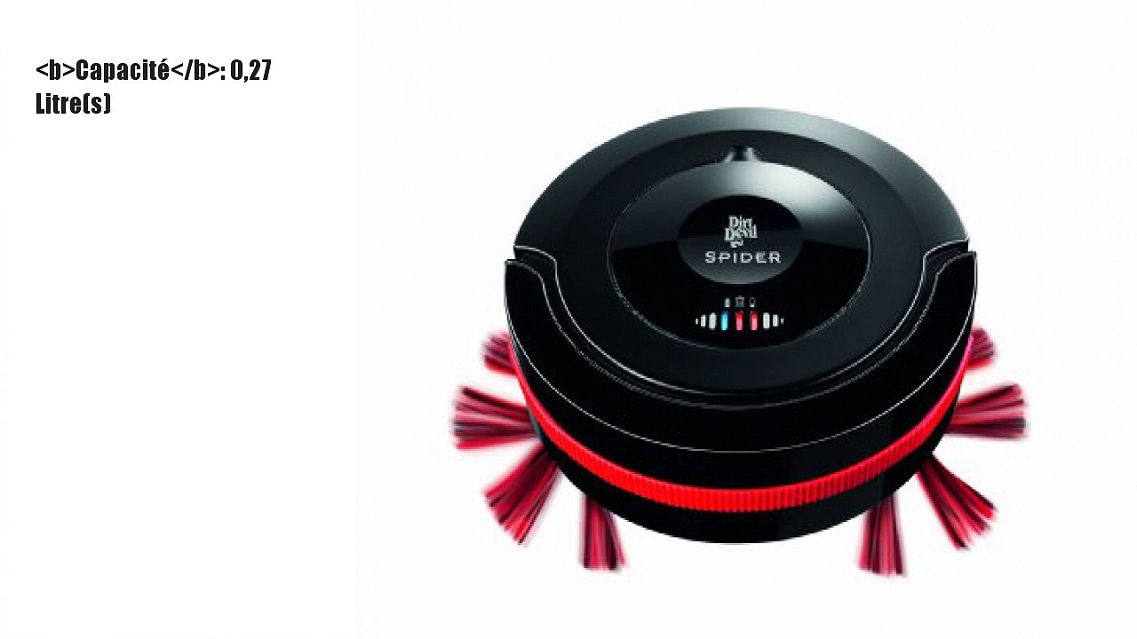 Dirt Devil M607 Aspirateur Robot Spider