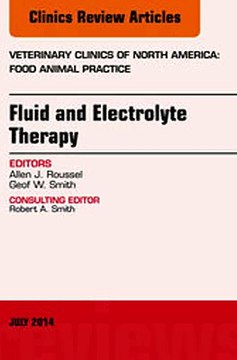 Download Fluid and Electrolyte Therapy An Issue of Veterinary Clinics of North America Food Animal Practice Ebook {EPUB} {PDF} FB2