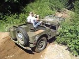 WWII WILLYS Jeep on hill