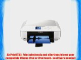 Canon Office Products MG6420 Wireless Color Photo Printer with Scanner and Copier - White