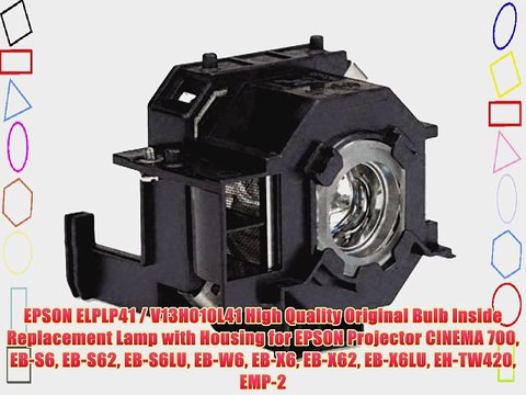 EPSON ELPLP41 / V13H010L41 High Quality Original Bulb Inside Replacement Lamp with Housing