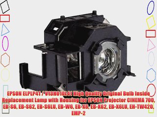 EPSON ELPLP41 / V13H010L41 High Quality Original Bulb Inside Replacement Lamp with Housing