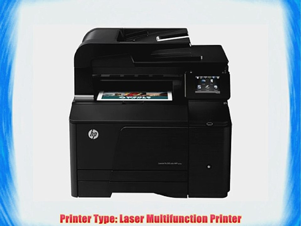 LaserJet Pro M276NW Laser Multifunction Printer - Color - Plain Paper Print - Desktop
