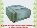 HP LaserJet 6p - Printer - B/W - laser - Legal - 600 dpi x 600 dpi - up to 8 ppm - capacity:
