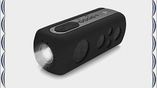 Pyle PWPBT75BK Sound Box Splash 2 Bluetooth Rugged and Splash-Proof Speaker System with Built-in