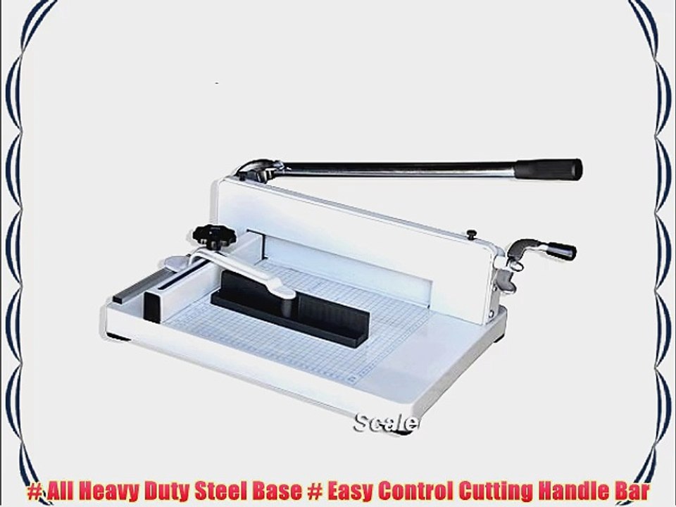 12 GUILLOTINE PAPER CUTTER HEAVY DUTY INDUSTRIAL By Fancierstudio A4 858