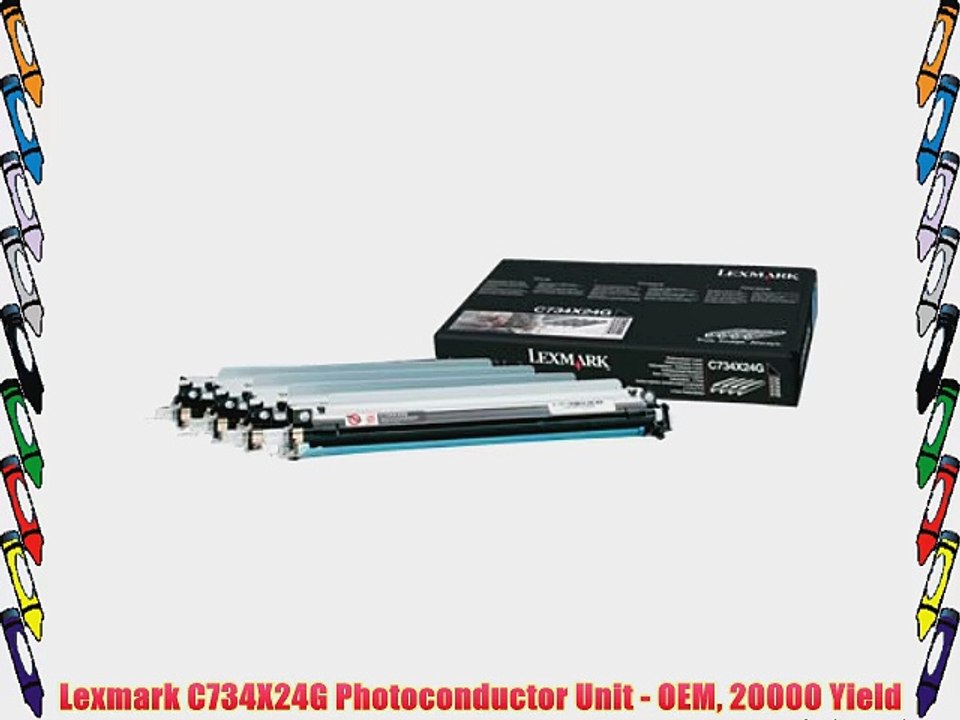 Lexmark C734X24G Photoconductor Unit - OEM 20000 Yield