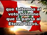 Himno Nacional del Perú - sexta estrofa  muy bueno
