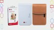 [SET] LG Pocket Photo 2 PD239 (White) Portable Printer   Zink 30 Sheet   (Brown) Atout Premium