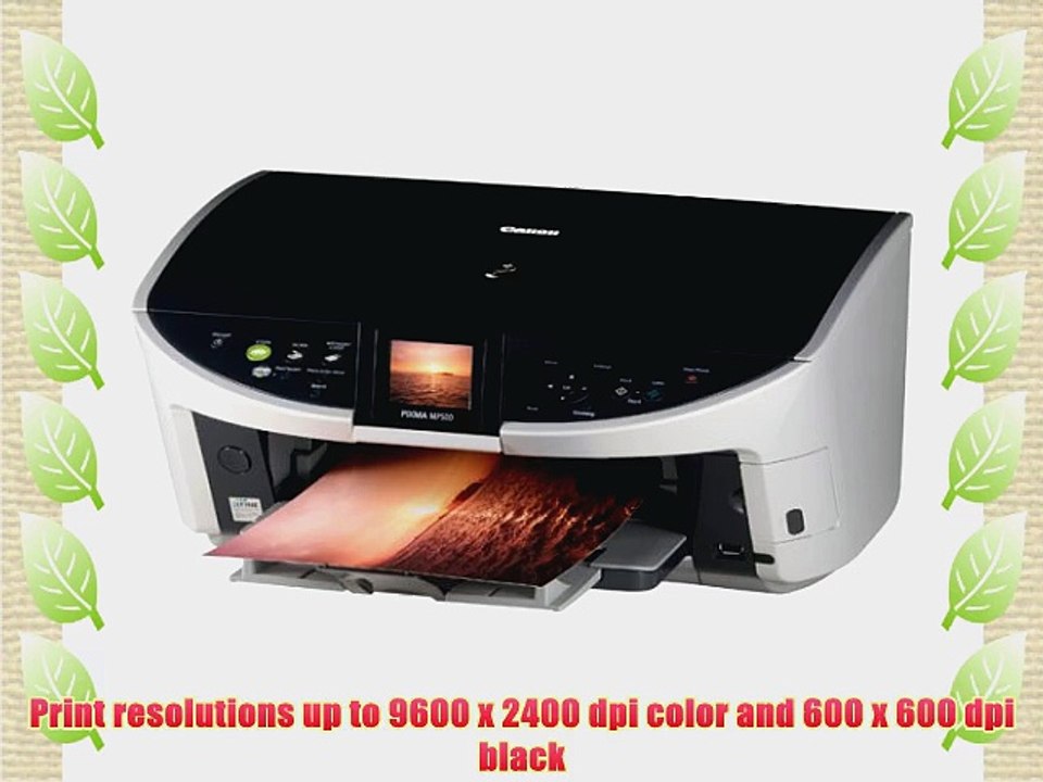 Canon PIXMA MP500 All-In-One Photo Printer Copier and Scanner