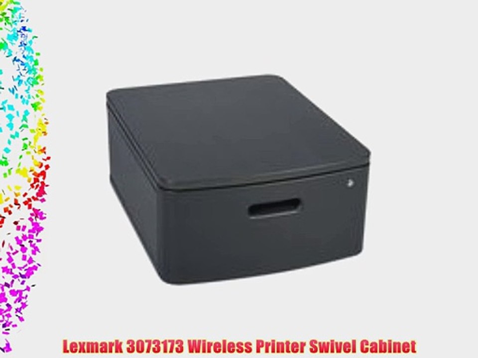 Lexmark 3073173 Wireless Printer Swivel Cabinet