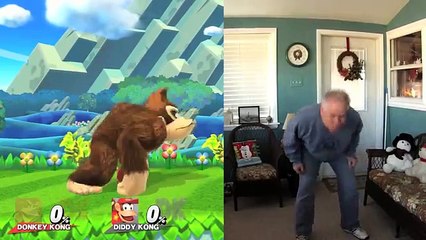 Super Smash Bros. Wii U All Taunt Animations reenacted by my Dad