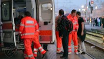 ROMA TERMINI scontro fra due treni Frecciarossa 26 APRILE 2012