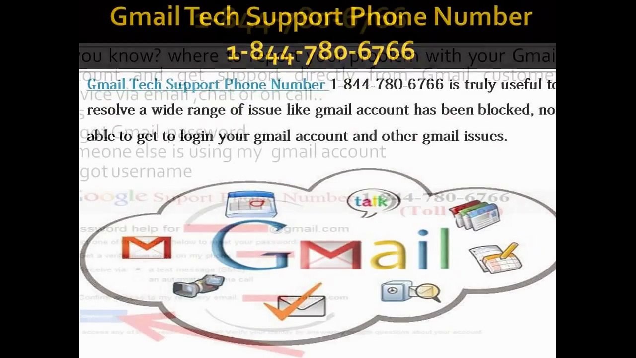 Gmail Password Recovery Phone Number 1-844-780-6766