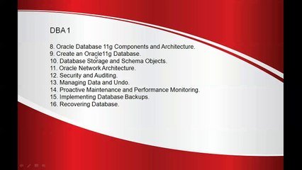 Oracle DBA Course In joury soft -jordan