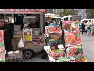 キッチンカー Kitchen Cars at Kachidoki,Tokyo