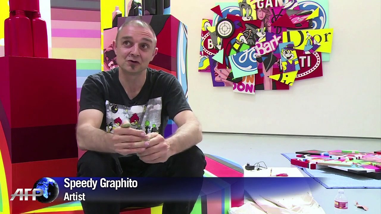 French artist Speedy Graphito opens show in LA