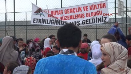 Kilis Suriyeli Çocuklar Müzikle Eğlendi