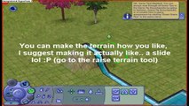 Sims 2 Tutorial, How to Create a Waterslide