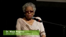 Maya Angelou: I'm a Rainbow in Somebody's Cloud