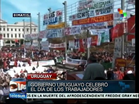 Uruguay: sindicatos y gobierno celebran el 1º de mayo