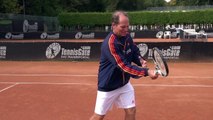 Tennis Tip - The Ideal Arm Position on the Forehand Volley