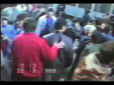 Filmări din 22 dec 1989 de la Timişoara, prezentate la TVR