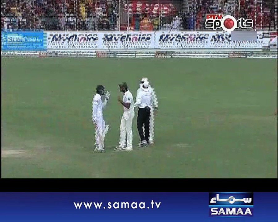 Shakib and Wahab's Fight In First Test