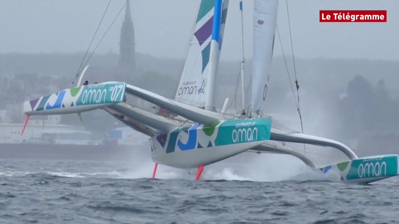 Voile. Grand Prix Guyader : ça fume à Douarnenez