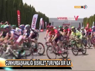 CUMHURBAŞKANLIĞI BİSİKLET TURU'NDA BİR İLK