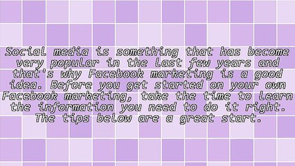 Expert Advice On How To Use Facebook For Marketing