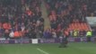 Man in a wheelchair invades the pitch at Huddersfield vs Blackpool (2015)