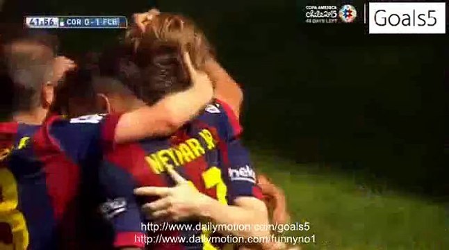 Ivan Rakitic Goal Cordoba 0 - 1 Barcelona La Liga 2-5-2015