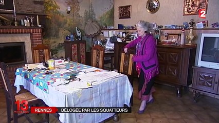 Rennes : une octogénaire à la porte de chez elle