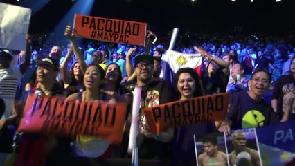 Boxe: Pacquiao-Mayweather, la pesée avant le combat