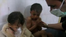 قوات الأسد تقصف سراقب وبلدة في إدلب بغاز الكلور