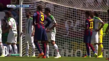 Rakitic Goal Cordoba 0 - 1 Barcelona 02/05/2015 - La Liga