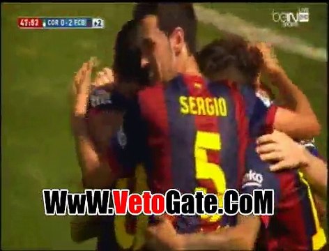 سواريز يتقدم بالهدف الثانى لبرشلونه فى مرمى قرطبه