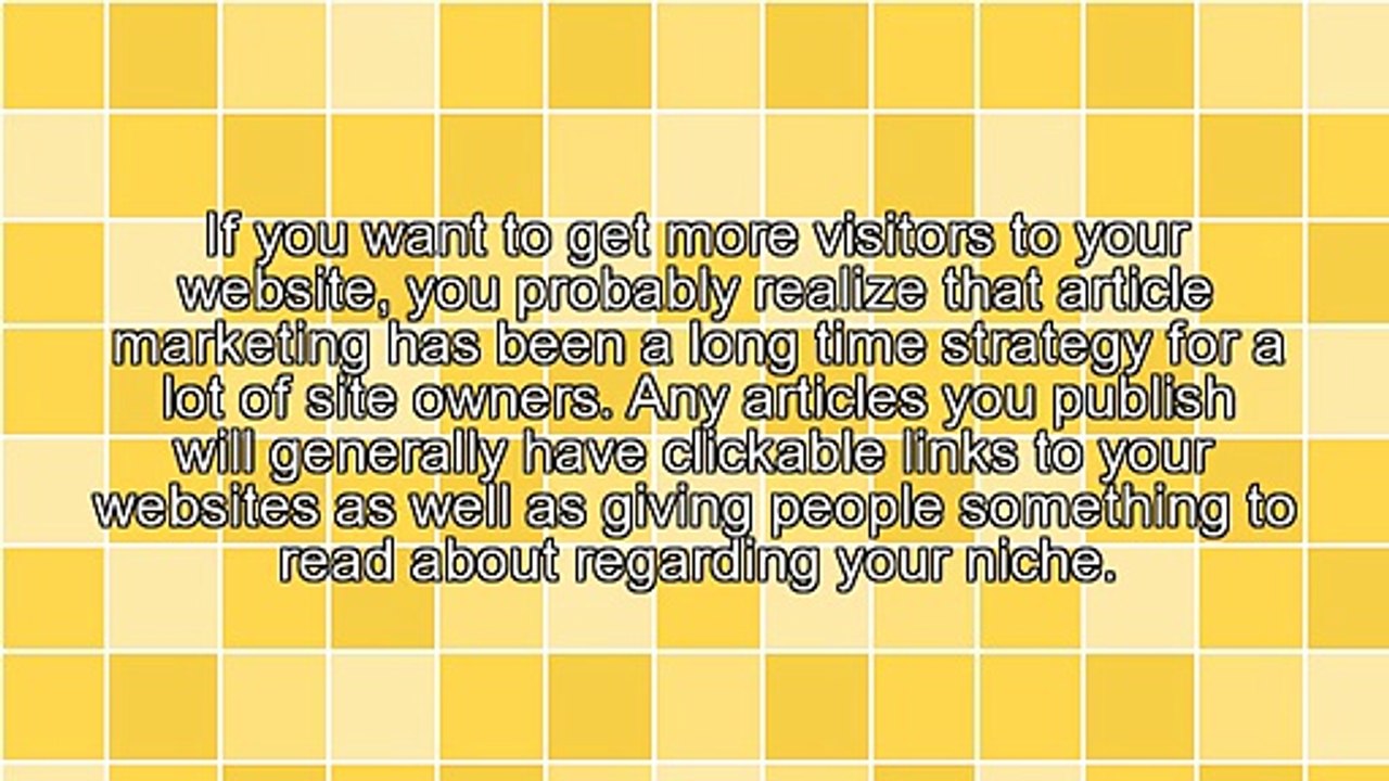 How To Succeed With Article Marketing