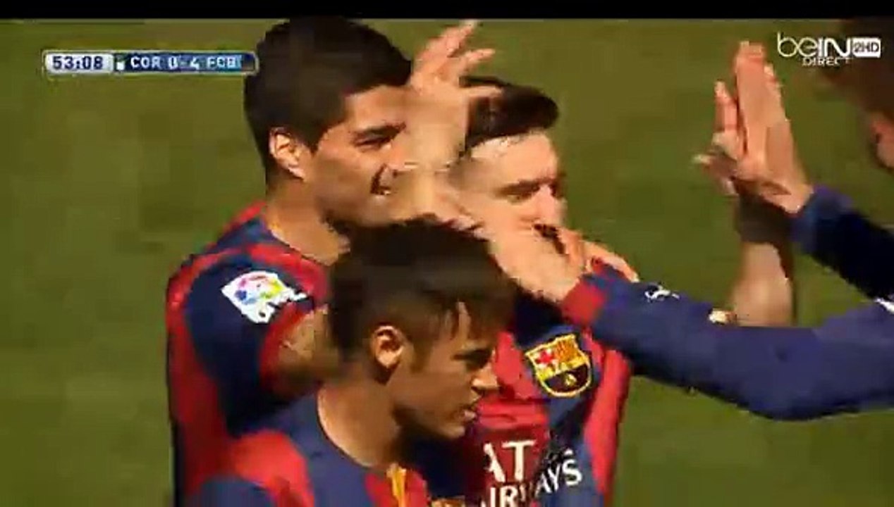 Cordoba vs Barcelona 0-4 Luis Suarez Second Goal 02.05.2015