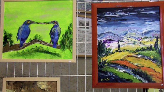 Les artistes de l'APF exposent à la Maison des Associations