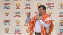 Osmaniye-4- Davutoğlu Mitingde Konuştu Bahçeli'nin Yuhalatılmasına İzin Vermedi