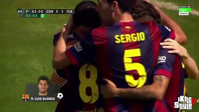 Barcelona: Luis Suárez anotó tras la primera asistencia de Iniesta en Liga (VIDEO)