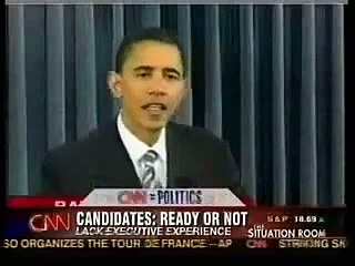Obama says he's not ready to be President