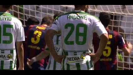 Goal Rakitic - Cordoba 0-1 Barcelona - 02-05-2015