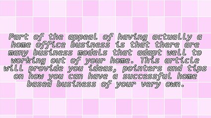 Concepts For Making Money In A Home Based Business