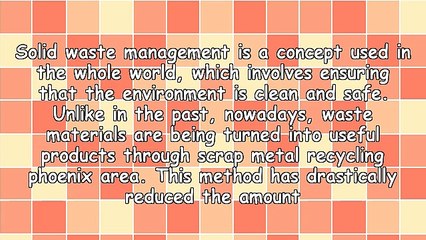 Why Scrap Metal Recycling Phoenix Has Gained A Lot Of Popularity