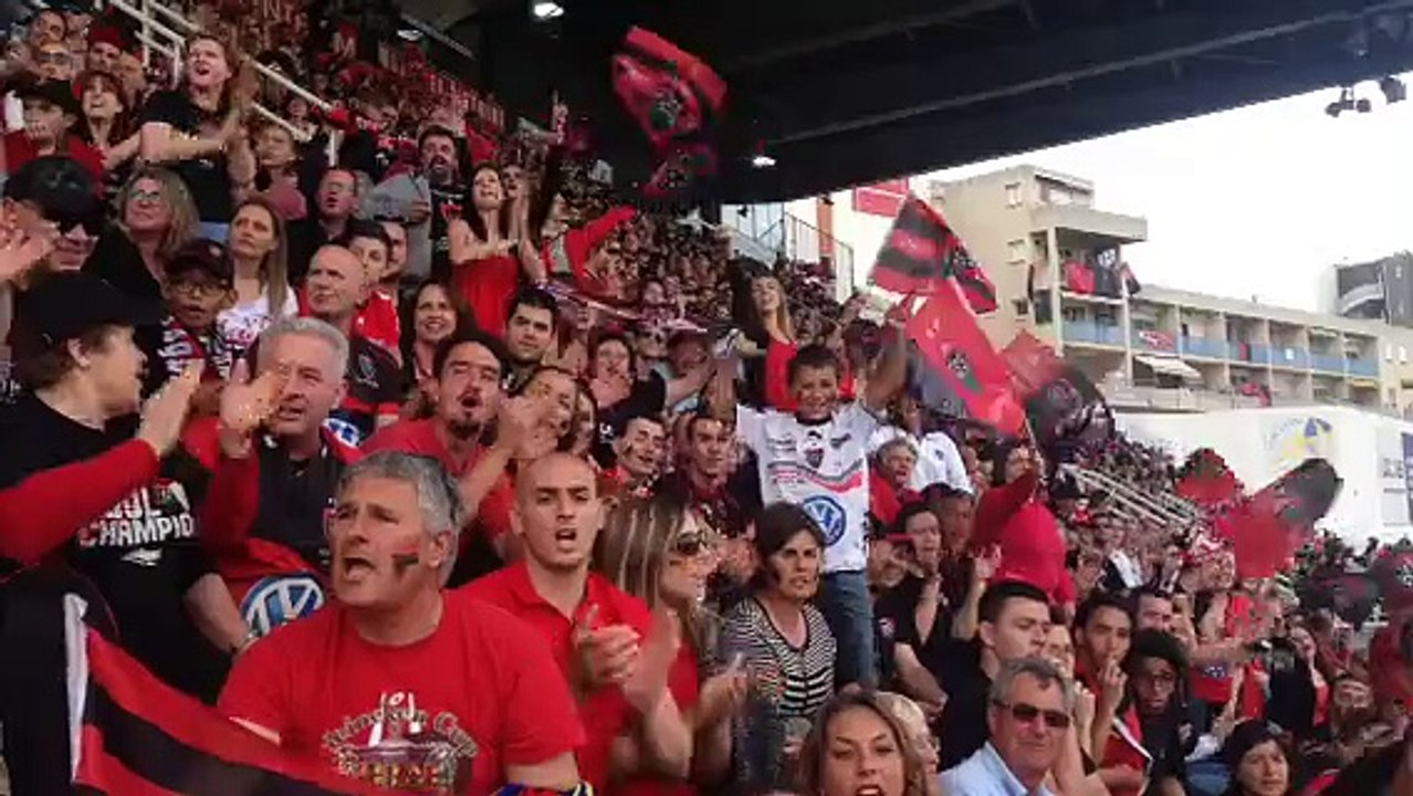 Ambiance au stade Mayol à Toulon