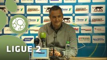 Conférence de presse AJ Auxerre - GFC Ajaccio (0-0) : Jean-Luc VANNUCHI (AJA) - Thierry LAUREY (GFCA) - 2014/2015