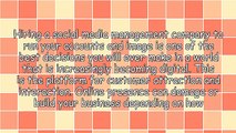 Merits Of A Social Media Management Company